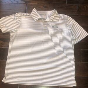 Ahead performance striped polo shirt short sleeve  size XLarge